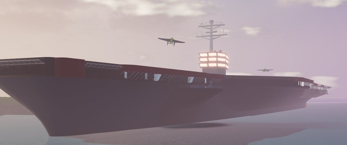 ⛴️✈️Get ready to soar to new heights with the Aircraft Carrier!  🤩
🌟It's a fantastic place for spawning and launching your planes. 
👀❗️Stay tuned for more exciting updates!
#RobloxDev #LockedUp