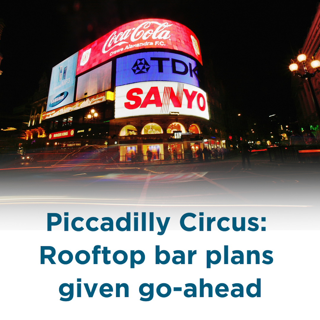 London Live on Twitter "Plans for a rooftop bar at Piccadilly Circus