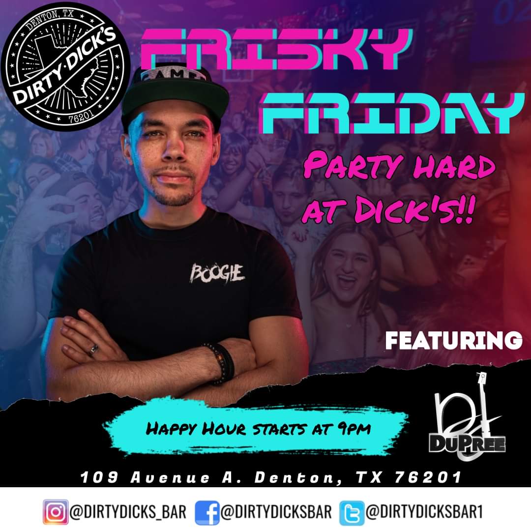 Work week is over! 
Time to get frisky!
#keepdentonhard #rockharddancehard #gohardorgohome #rocksoutcocksout #dentontx #frystreet #dicksoutforharambe #ladiesnight #ladiesandlocals #localsnight #rockoutcocksout