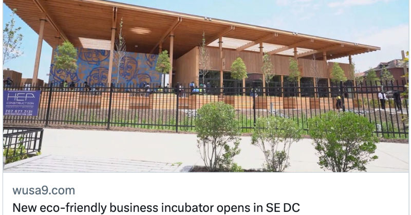 MayorBowser's tweet photo. Sycamore &amp; Oak incubates 13 businesses, all owned by residents of Wards 7 and 8. 

We're proud to deliver on our promise to bring jobs, opportunity, and amenities to Ward 8.

Story by @deliangoncalves