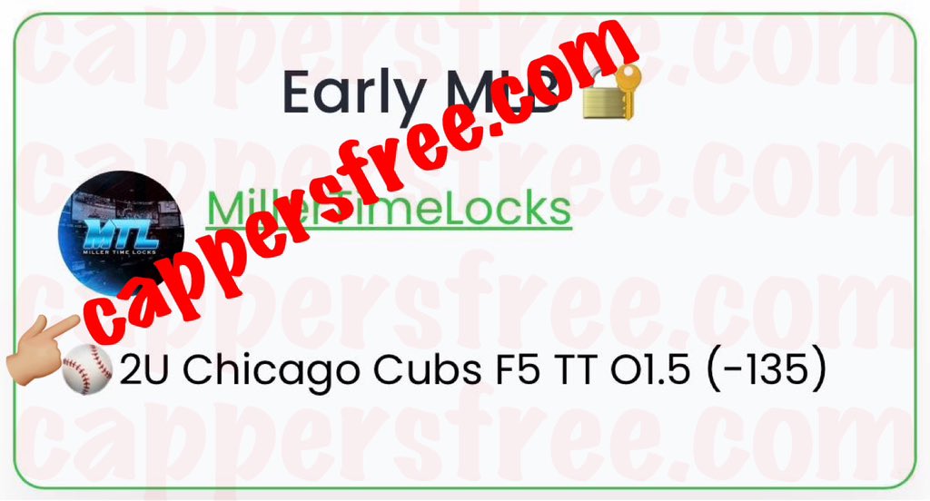 cappersforfree's tweet image. #MillerTimeLocks