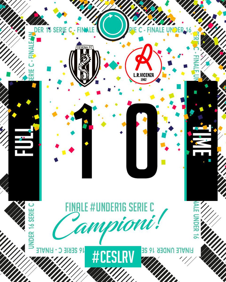 I CAMPIONI D’ITALIA SIAMO NOI 🤍🖤

L’Under 16 batte 1-0 il Vicenza grazie al gol di Bertaccini e vince il campionato 🔥

Fantastici Burdel 💪🏻