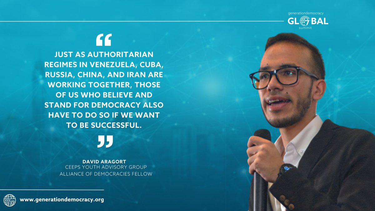 🌟 Today, our member @DavidAragort spoke at @cepps event in 🇺🇸 highlighting the need for unity against authoritarian regimes. 

As we prepare for our Global Summit, this is more important then ever, join us in shaping the future of democracy.

#GlobalSummit #ApplyNow