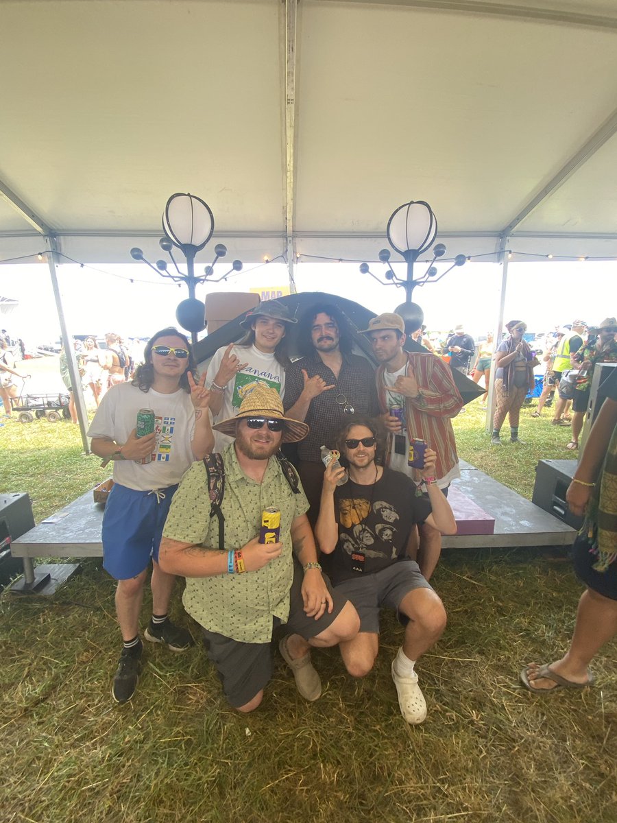 Shout out to <a href="/CVCband_/">CVC</a> for coming by our Craft Beer Exchange today! Go check out their <a href="/Bonnaroo/">Bonnaroo</a> set today at 5pm at the Toyota Stage #Bonnaroo #campreddaroo