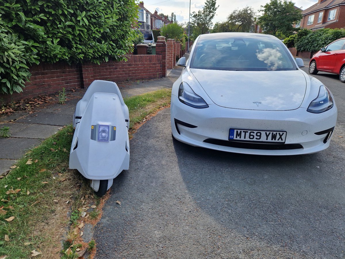 How it started. How its going. #sinclairc5 #tesla #driveelectric