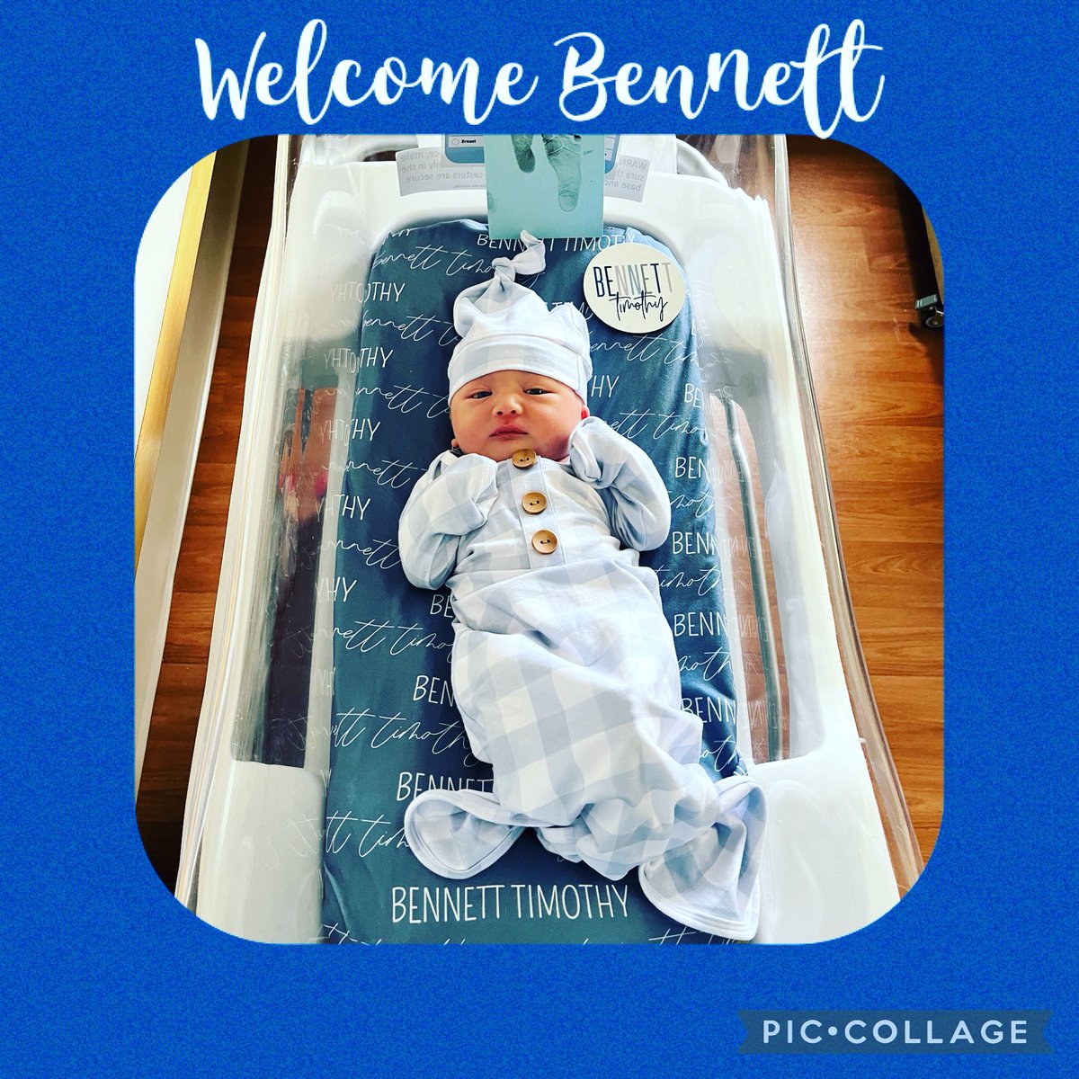 Congrats to @Silva_TJ0 and his family as they welcome the newest addition to the Trojan family, Bennett Timothy!  @SGCBoosters @SimsburyTrojans @SimsburyWrest #beuncommon