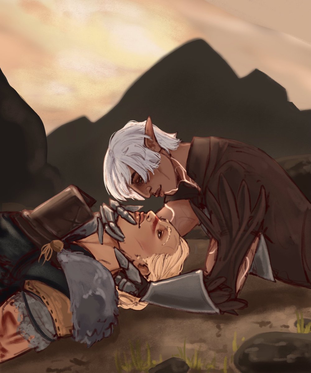 Stealing moments when they can
#da2 #DragonAge #dragonage2 #fenhawke #fenris