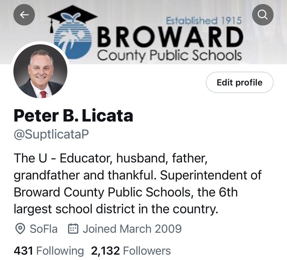 Peter B. Licata (@suptlicatap) on Twitter photo So, been out of pocket for a day or two.
Anything new happen?
Asking for a friend.
<a href="/browardschools/">Broward Schools</a> So, been out of pocket for a day or two.
Anything new happen?
Asking for a friend.
<a href="/browardschools/">Broward Schools</a>