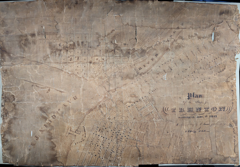 New addition 2023-057 includes a large and fragile map of Trenton from 1867, transferred from Quinte West Public Library. You can now explore it online at flic.kr/p/2oHBRHV