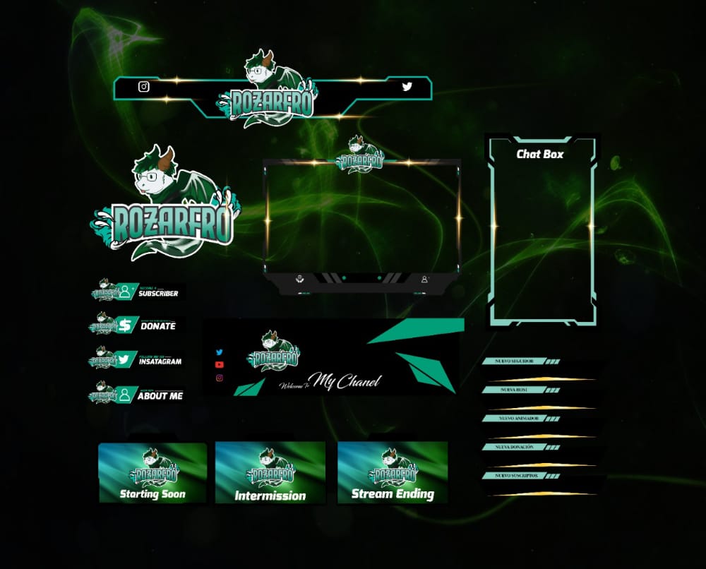 Anyone looking for vtuber twitch overlay and emotes commission are open
#gamer #gamersupport #gamerEN #gamerAssest #gamer
