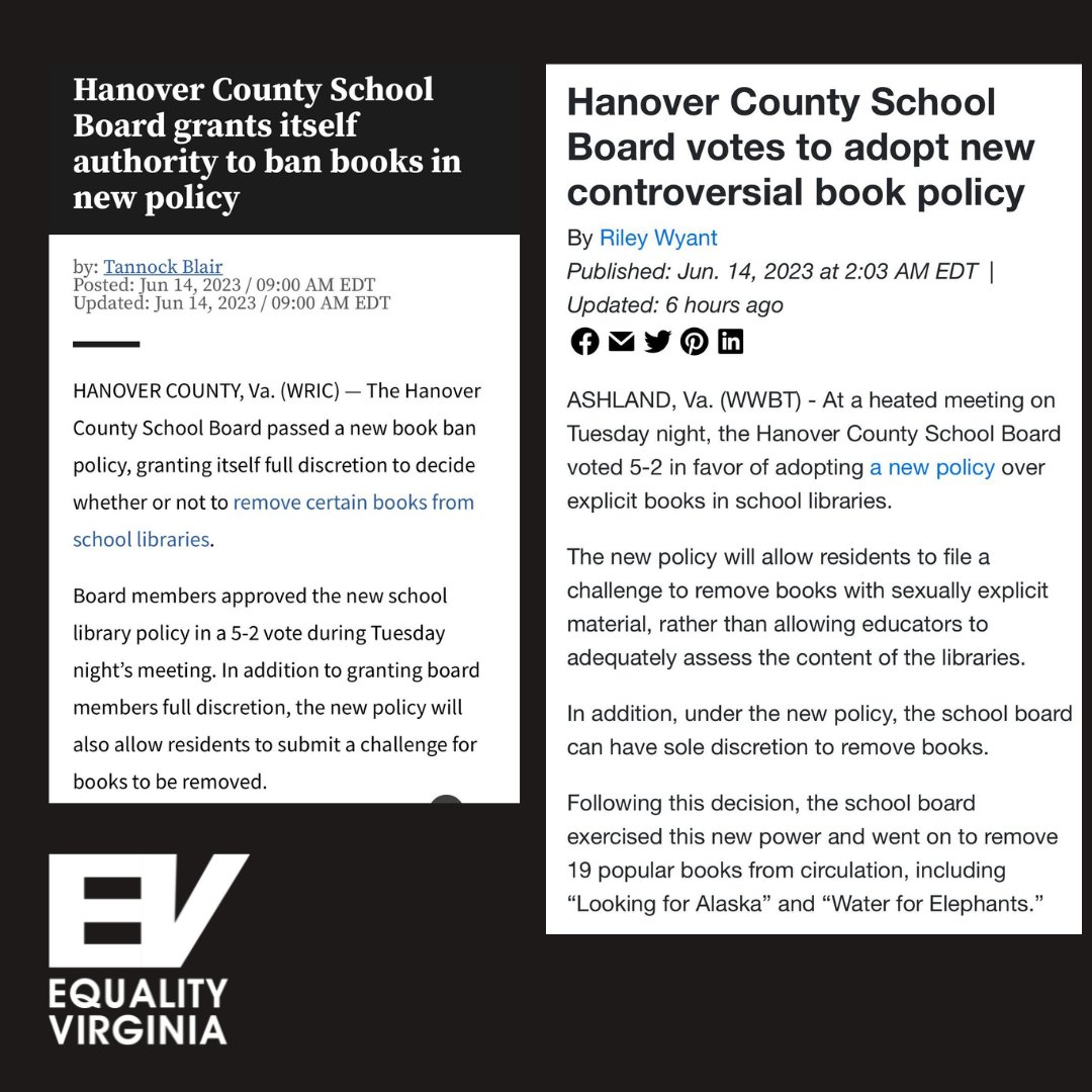 Equality Virginia tweet media
