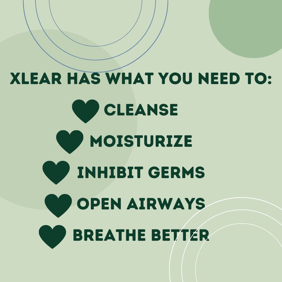 Xlear is the natural way to clean your nose & feel better!

Find yours today at Xlear.com

#LiveXlear #BreatheBetter #Xylitol #CleanYourNose