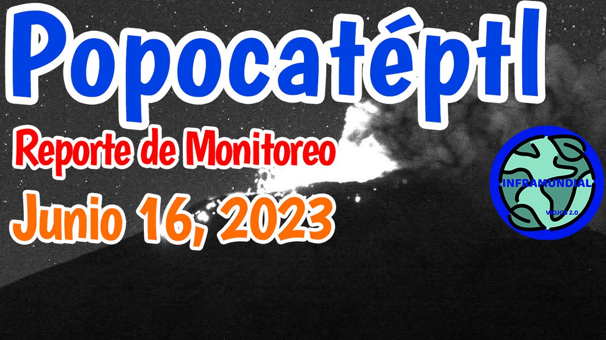 inframundialj's tweet photo. Volcán Popocatépetl
53 exhalaciones
256 minutos de tremor 
ligera caída de ceniza en Amecameca, Ayapango, Chalco, Ecatzingo, Temamatla, Tepetlixpa, Tlalmanalco y Tenango del Aire, pertenecientes al Estado de México
#NuevoVideoINFRAMUNDIAL

https://t.co/9AxIxt6sGN

#INFRAMUNDIAL https://t.co/G5thzBCd0u