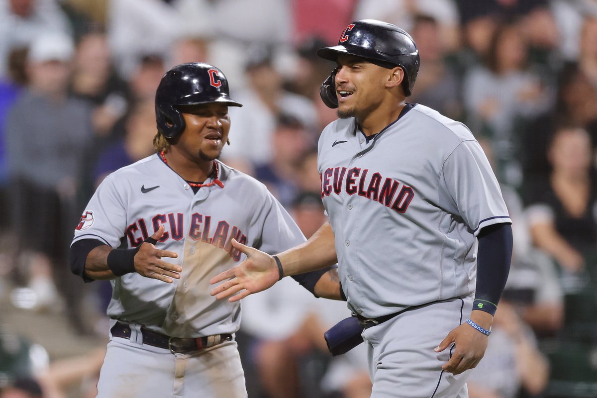 MLBNetwork's tweet photo. The last 9 games for this @CleGuardians duo 🔥

José Ramírez: .421 AVG, 10 RBI, 10 R
Josh Naylor: .447 AVG, 9 RBI, 7 R

#ForTheLand | @MrLapara https://t.co/qhenjglpH8