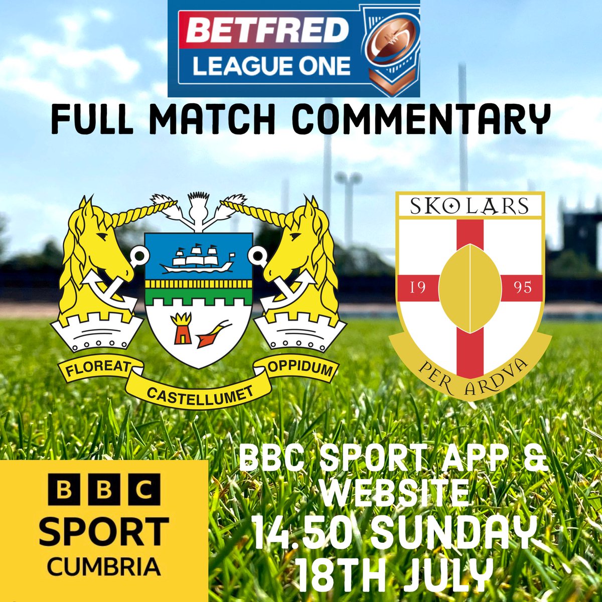 Back at Derwent Park for my first working visit of 2023 on Sunday as @WorkingtonTown take on @LondonSkolarsRL Rugby League in League 1 for @bbccumbriasport/@BBC_Cumbria. Sunday from 2.50pm via BBC sport app and website. 

#BBCRL #RugbyLeague