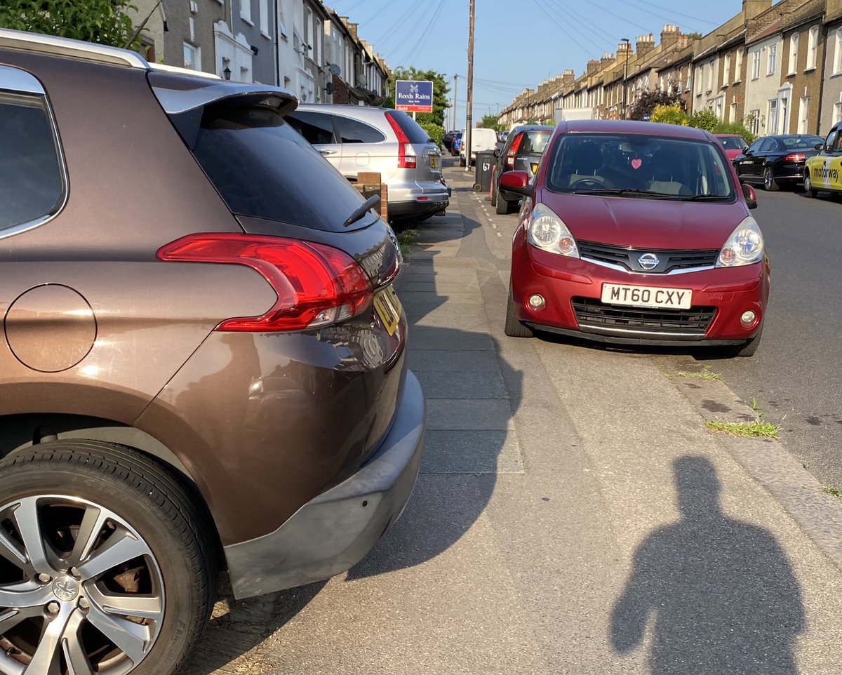 Safer Sandhurst & Sangley (@catfordparking) on Twitter photo Where’s the space for pedestrians? Why are people allowed to carry on this way? Why is <a href="/LewishamCouncil/">Lewisham Council</a> doing nothing? Why isn’t <a href="/damienegan/">Damien Egan</a> sorting it out, and making revenue from parking tickets into the bargain? Sandhurst Road, Catford. Where’s the space for pedestrians? Why are people allowed to carry on this way? Why is <a href="/LewishamCouncil/">Lewisham Council</a> doing nothing? Why isn’t <a href="/damienegan/">Damien Egan</a> sorting it out, and making revenue from parking tickets into the bargain? Sandhurst Road, Catford.
