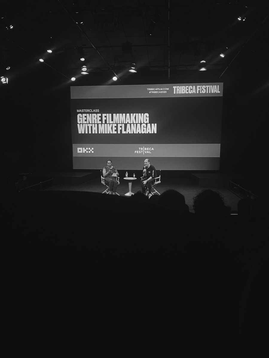 amanda_luthy's tweet photo. No jump scares here! Justina Ireland and Mike Flanagan truly gave a masterclass on the horror genre, especially the vitality of the horror genre in today's landscape. Absolutely inspired! https://t.co/7eLA8OBKyl