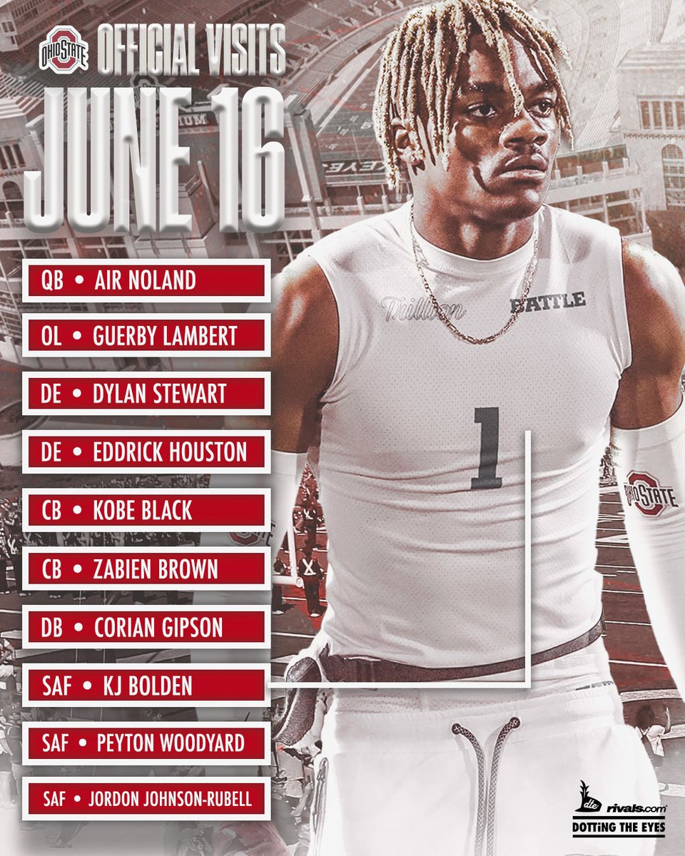 10 official visitors coming to town. @Birm has thoughts on each. ohiostate.rivals.com/news/defensive…