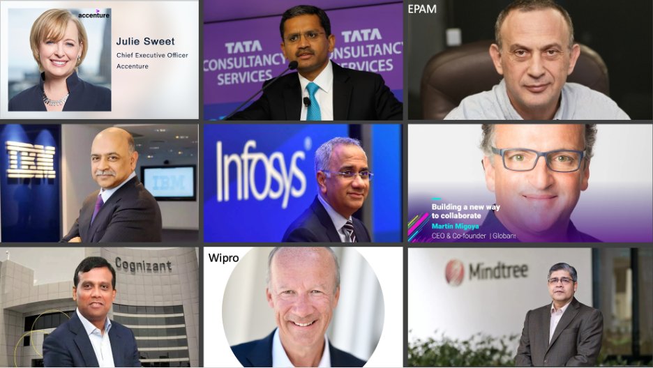 apoorv03's tweet image. One of the most under-stated impacts of AI will be the transformation of IT Services 🚀

Giant Scale: ~$1.2 Trillion revenue growing ~7% y/y. Total market cap of ~$2.5 Trillion. They are: @TCS  @IBM @Infosys @hcltech @Wipro @Accenture @Cognizant @Capgemini @Mindtree_Ltd @Globant…