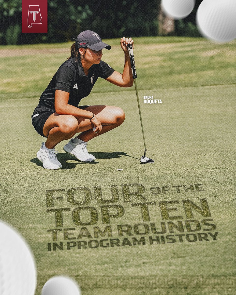 We shot 4️⃣ of the top 🔟 team rounds in program history this past season!

#OneTROY ⚔️⛳️