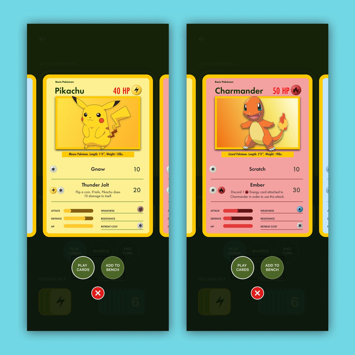 167 of 365 

Here's a re-design for the Pokémon trading card game app.

#productdesign #app #ui #ux #uxdesign #uidesign #application #userexperience #userinterface #designstudio #design #appdesigner #appdesign #designapp #uxdesigner #uidesigner