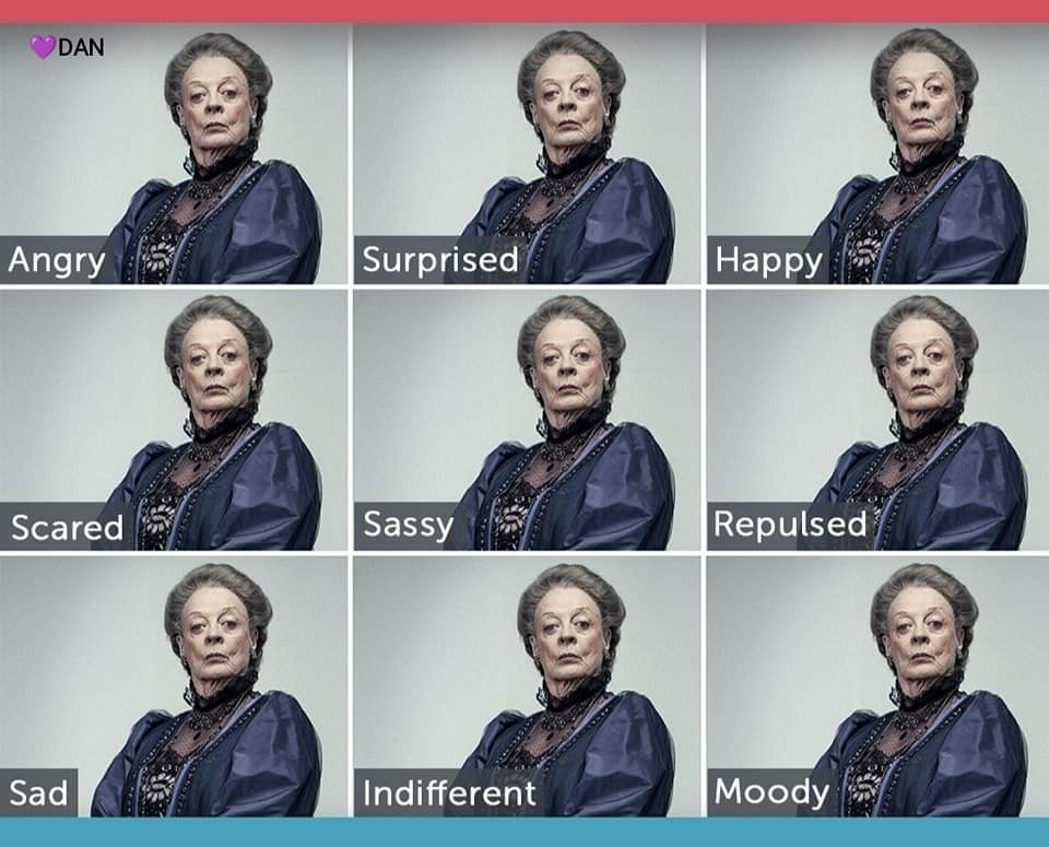 Mood. #downtonabbey #maggiesmith #ladyviolet