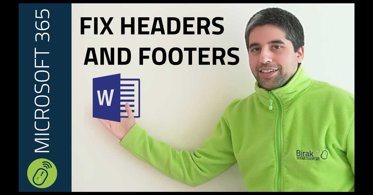 BirakIT's tweet image. How to fix missing headers and footers in Microsoft Office Word.

tinyurl.com/2ba8trps

#MicrosoftWord #FixWord #HeadersFootersFix