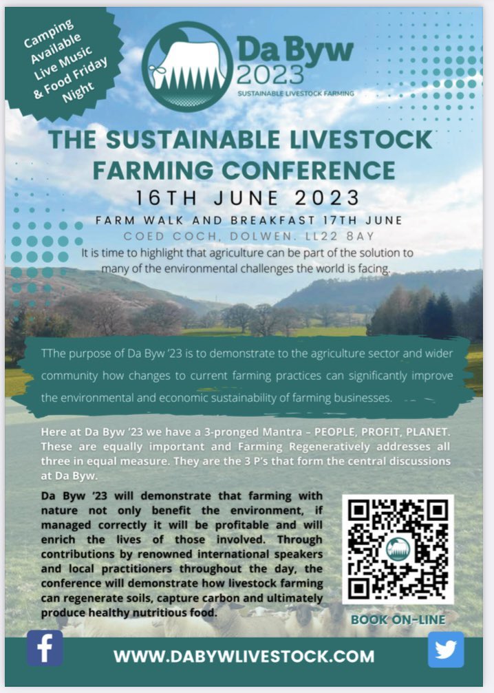 Really good day at the #dabyw <a href="/DaBywLivestock/">DaByw Sustainable Farming Conference</a> event today with some fantastic speakers, highlight for me was <a href="/PrecGrazeWales/">Rhys Williams</a> openness and honesty in how they’re developing something special at Coed Coch.
Thanks for nailing the Welsh <a href="/howemill/">Howemill</a> 👌