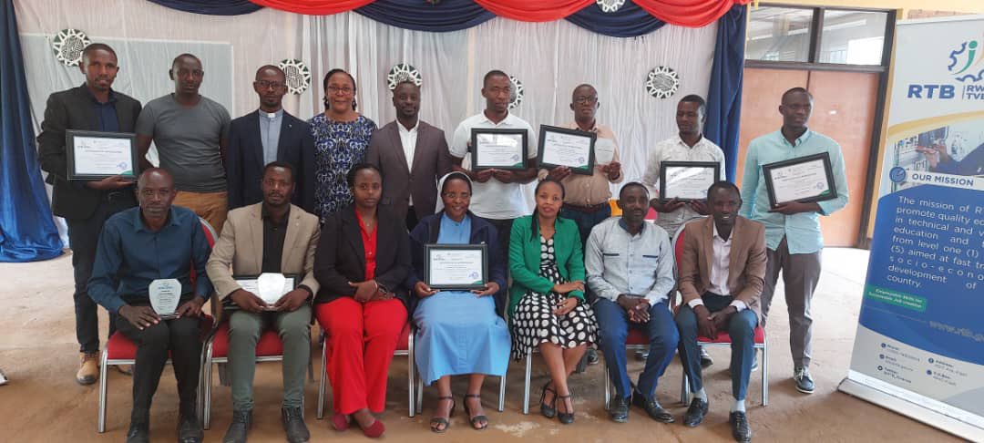 RTB_Rwanda's tweet photo. This Friday, Rubengera II TSS hosted the career fair event organized  by RTB in collaboration with SDC through Swisscontact PROMOST program. During this event companies involved in the dual training program piloting were awarded with certificate of appreciation. https://t.co/gOzIAkNOoL