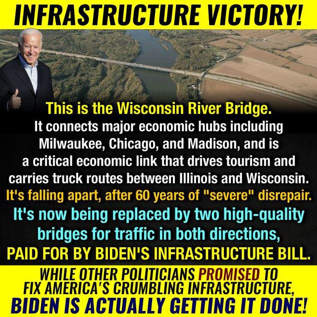 The GOP is riding on Biden’s coattails. Taking the credit to their constituents. Then slams him for what’s happening to (tRump) GOP. Like him and the progress or hate him and the progress. What’s the saying, “Can’t have it both ways.”

Well done #PresidentJoeBiden 🇺🇸🇺🇸🇺🇸