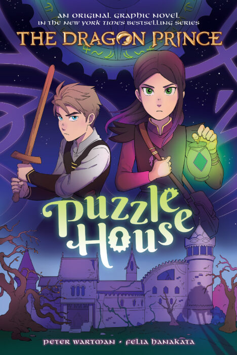 Happy pub day to @Peter_Wartman's THE DRAGON PRINCE: PUZZLE HOUSE, published by @Scholastic! bit.ly/3X9qNw4