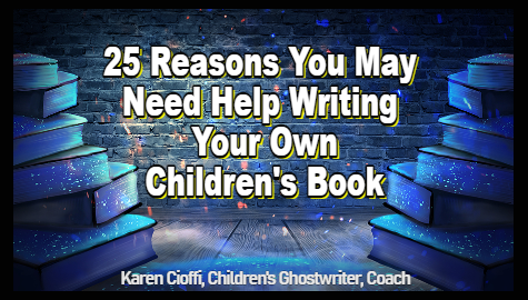 25 Reasons You May Need Help Writing a Children's Book
buff.ly/3yT5FgY
#writingtips #writingcoach #kidlit #ghostwriter #editor