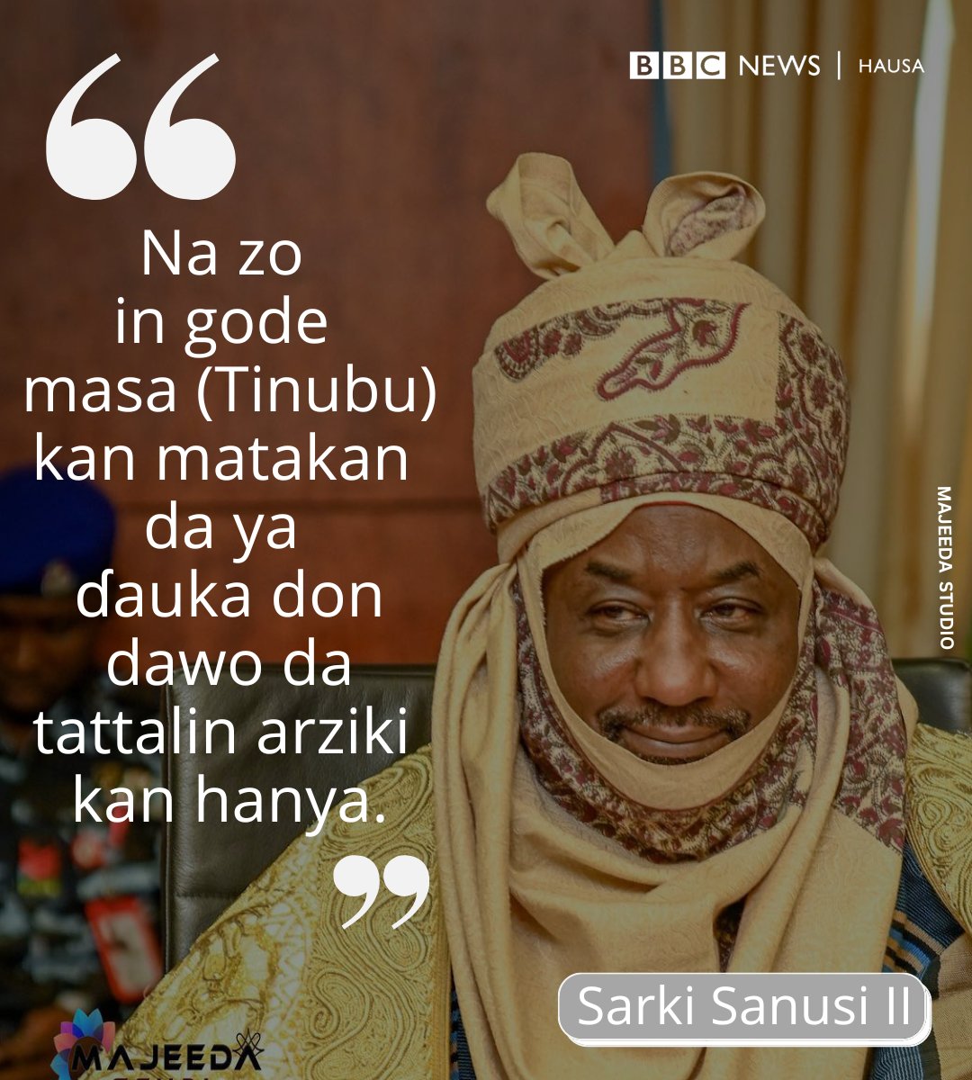 bbchausa's tweet photo. Tsohon gwamnan Babban Bankin na Najeriya (CBN), ya bayyana hakan ne bayan ganawar da ya yi da Shugaba Tinubu a ranar Alhamis. https://t.co/CfBypkAYKm