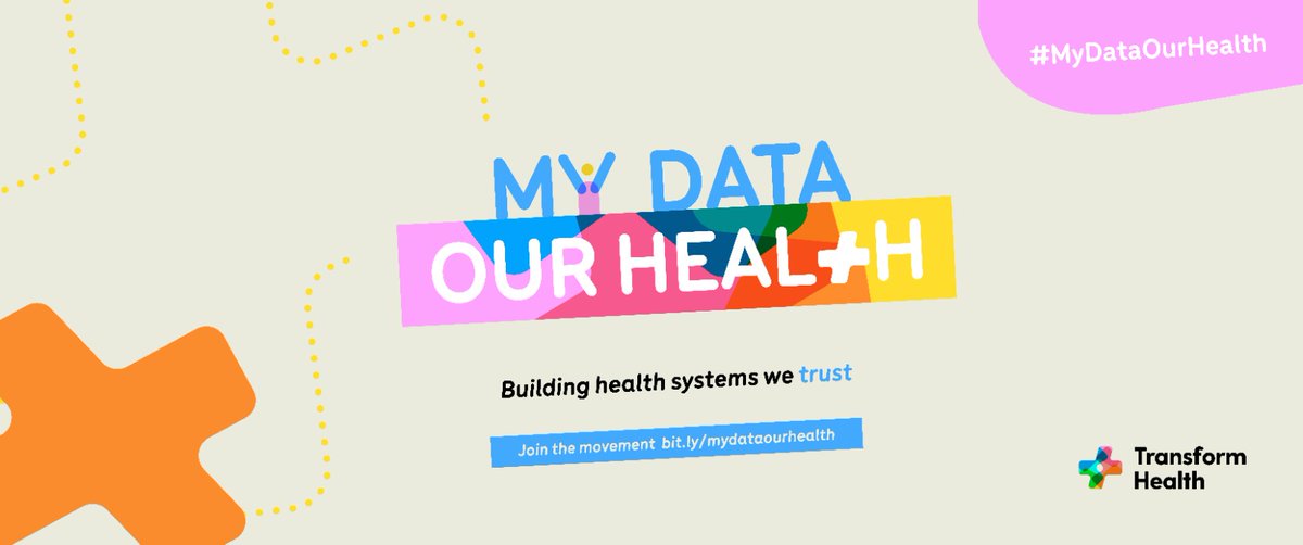 Your health data is collected and stored in many places:

1. Menstrual cycle apps
2. Medical records at the hospital 
3. Smartwatches
4. Pharmacy 
5. Fitness/smartphone health apps

Where else do you think we can find data about your health?

#MyDataOurHealthKE