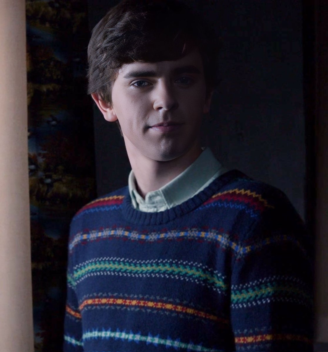 Norman mourning Miss Watson 🥺💖💙 #FreddieHighmore #FreddieFriday #NormanBates #BatesMotel @freddiehighmore @InsideBates 
Screencap by @mskitkat2u ♾️💖💙