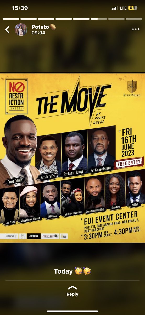 gloryne92829355's tweet image. #themovebypreye #joepraise #preyeodede