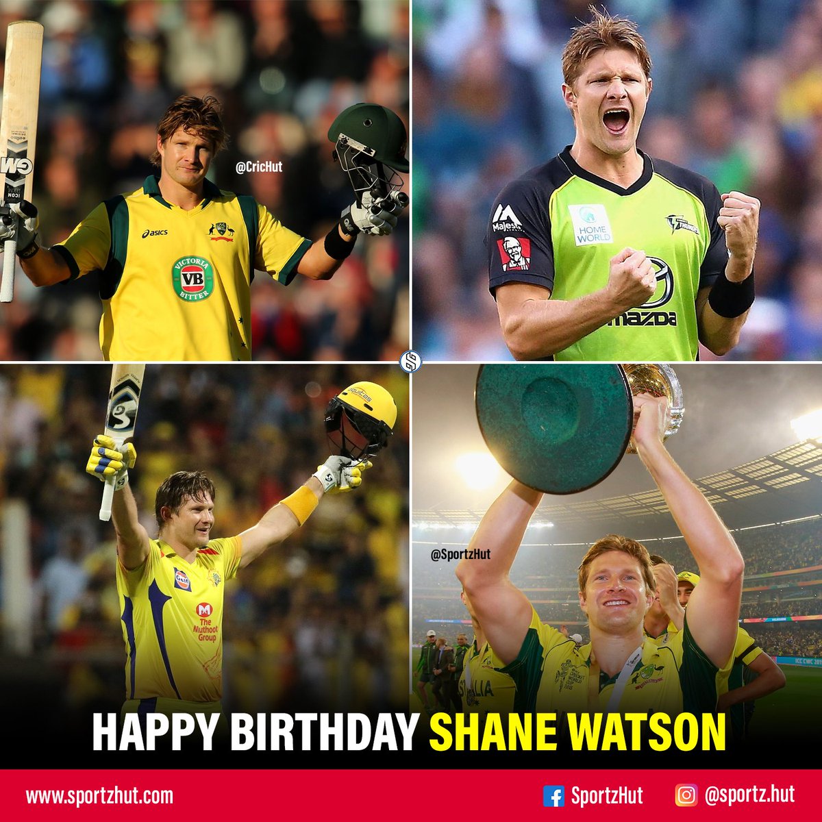 Happy Birthday Shane Watson💛✨
@ShaneRWatson33

#HappyBirthdayShaneWatson #HappyBirthdayWatson #HappyBirthday #ShaneWatson