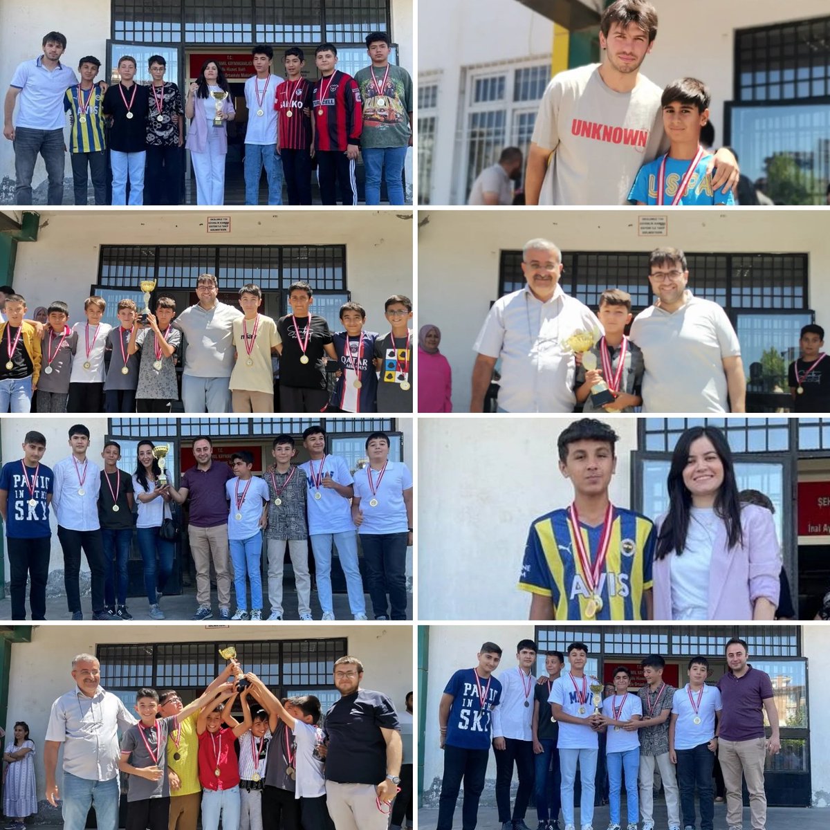 Ghv spor kulübümüzün organize ettiği okul futbol turnuvası şampiyon sınıfları ve gol şampiyonları ödüllerini aldı.Turnuvada emeği çokça geçen değerli beden eğitimi öğretmenlerimize teşekkür eder, sevgili öğrencilerimize spor dolu günler dileriz. 
#futbolaşkına🏆🏅⚽