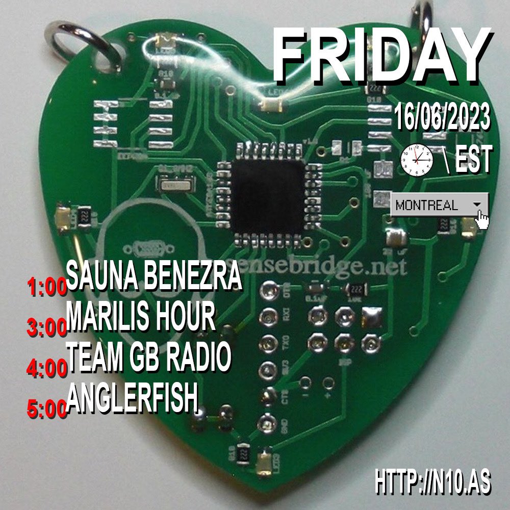 💚 FRIDAY 💚
1 PM EST START
N10.AS