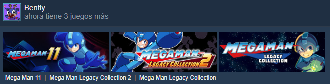 I didin't had any plans to see what other games i can get for Steam, but then, thanks to @MoonSoftGames , seeing he got the 2 Mega Man Legacy Collections and Mega Man 11, i said to Myself: Oh yeah, i forgot about the Mega Muns from Steam.
Good thing it was the Capcom sales. https://t.co/27PXZZOso6