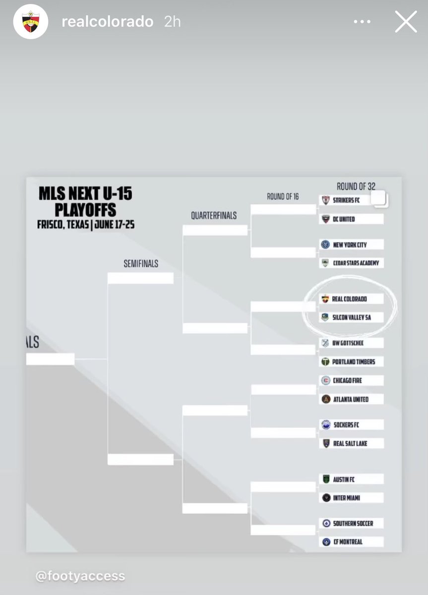 RealColoSoccer's tweet photo. Our U15, 16, 17, 19 Academy teams have all qualified for MLS Next playoffs!!! Good Luck. #ThisIsReal https://t.co/SuDDeKGR7K