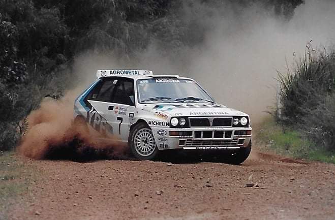 Jorge Recalde 🇦🇷 Martin Christie 🇦🇷 Lancia Delta HF Integrale 
5. Telecom Rally Australia 1992 🇦🇺 4th Overall 🏁 
👉 ewrc-results.com/final/634-tele… 

📸 by Richard 🏁