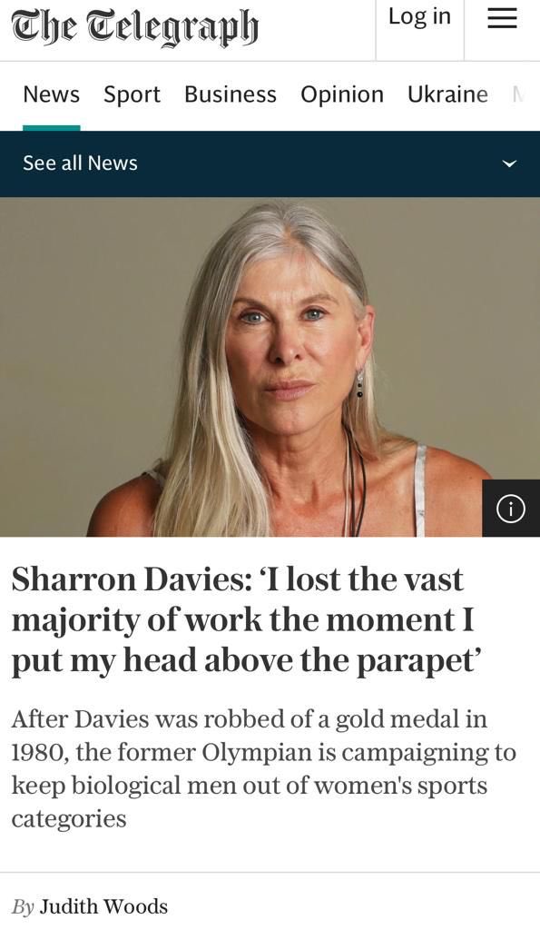 The WRN thank Sharron @sharrond62 from the bottom of our hearts & recognise the financial sacrifices & general  ostracism she’s suffered due her stance on protecting women’s sports. She inspires all of us to keep going 🏊🏽‍♀️🚴🏼‍♀️🤽🏻‍♀️🏄🏽‍♀️🤾🏾‍♀️🤸🏿‍♂️⛹🏾‍♀️🤸‍♀️🏋🏻‍♀️🚣🏼 #SummerOfSports 
@JudithWoods