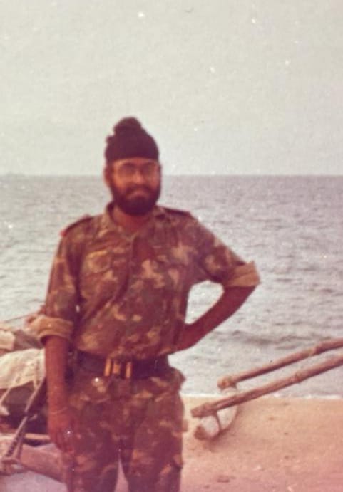 As part of Indian Peace Keeping Force in Sri Lanka in 1988