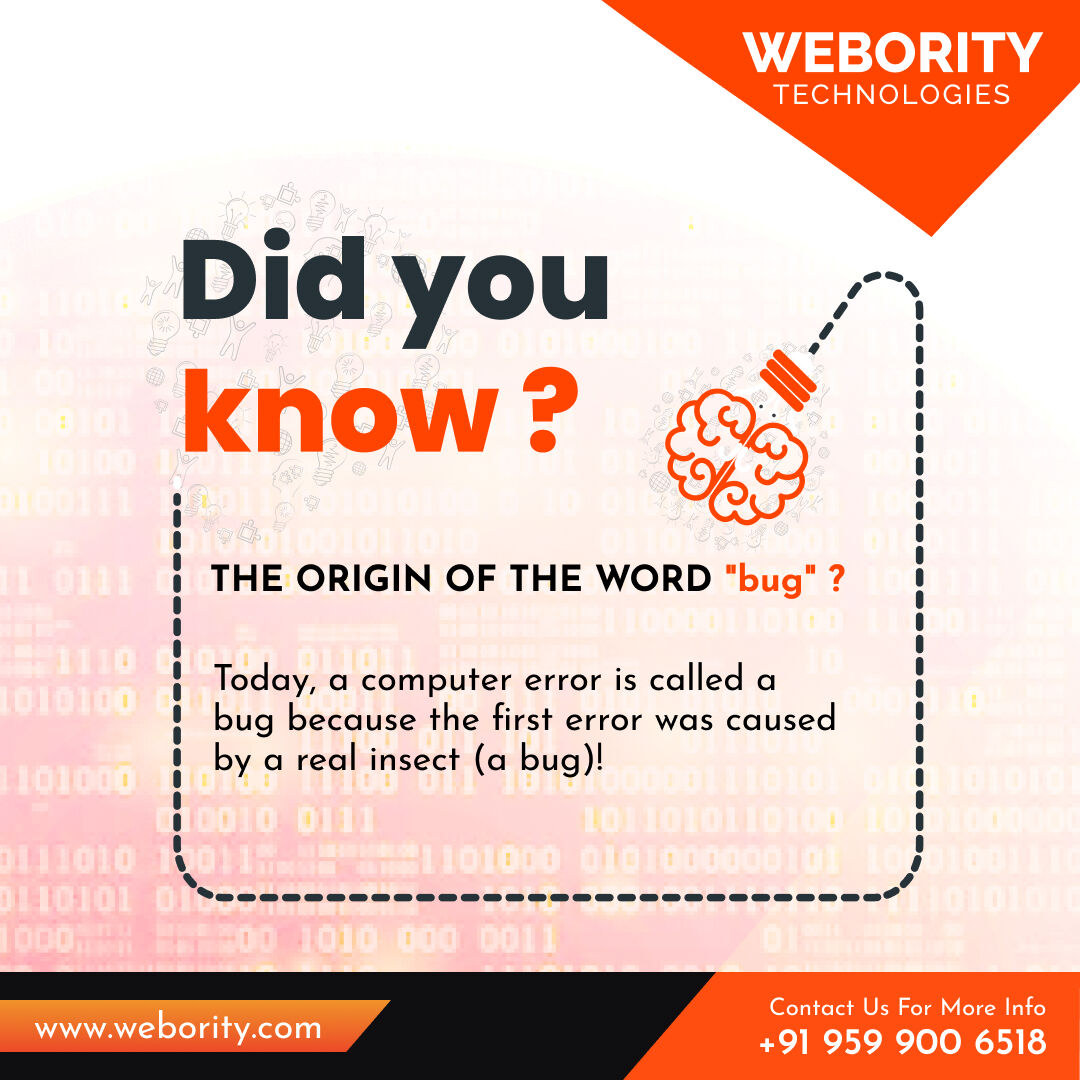 The term 'bug' used in computer error contexts has a surprising origin involving a real insect. 

Uncover the intriguing tale of how this tiny creature left an indelible mark on the tech world. #TechTrivia #ComputerBugs #OriginStory