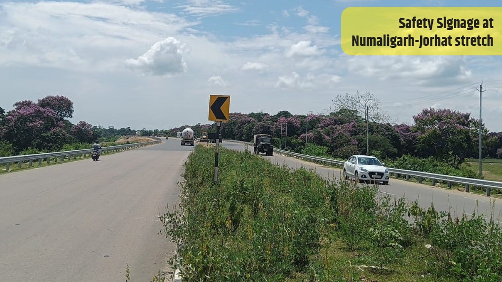 This is concerning a news report published by News18 about the poor condition of the NH-37 section in the Jorhat district of Assam. 

It is essential to highlight that approx. 50 km section of the NH-37 is entrusted to NHIDCL for 4-laning in 2 Civil Work Packages:

1.From