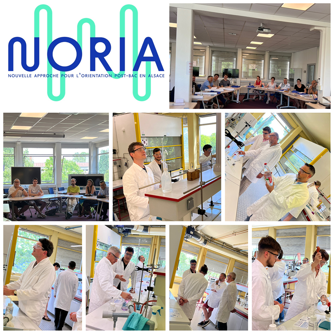 Le département #Chimie de l'<a href="/IutRSchuman/">IUT Robert Schuman</a> a accueilli ce jeudi 15 juin, dans le cadre du <a href="/ProjetNoria/">Projet Noria</a>, une quinzaine d’enseignant·es de physique-chimie des lycées de l'académie.
+ d'info sur notre site : iutrs.unistra.fr/actualites/act…