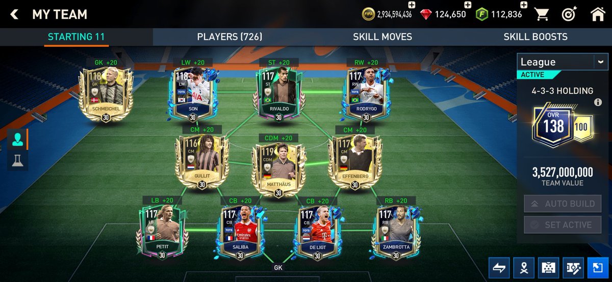dot_games_'s tweet photo. @EAFIFAMOBILE You ruined game. Coming from a player with over 110,000 Fifa Points who was screwed. Check my now useless 138 OVR team and 3 billion coins. Same team and coins prior to glitch. Not a single UTOTS. How do I catch up with the other top teams? 2 115 UTOTS for 10k Fifa points? Do it https://t.co/O7pxA3l7tC