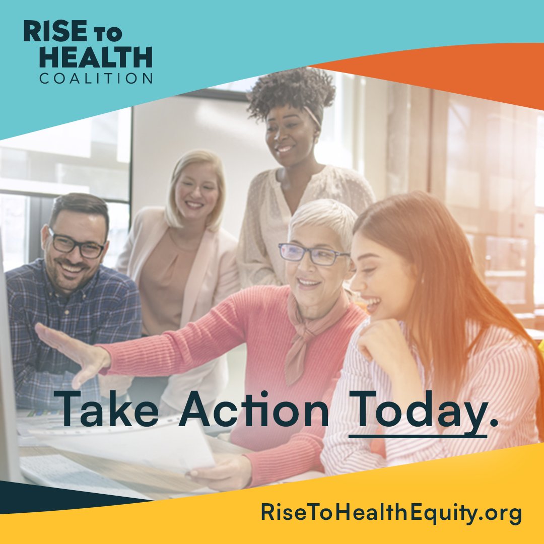 Ready to take action for health equity? @RisetoHealth provides key actions and resources like toolkits, guides, webinars, and online educational modules. These resources create a pathway for change and long term impact. Check them out at RiseToHealthEquity.org, #werisetohealth