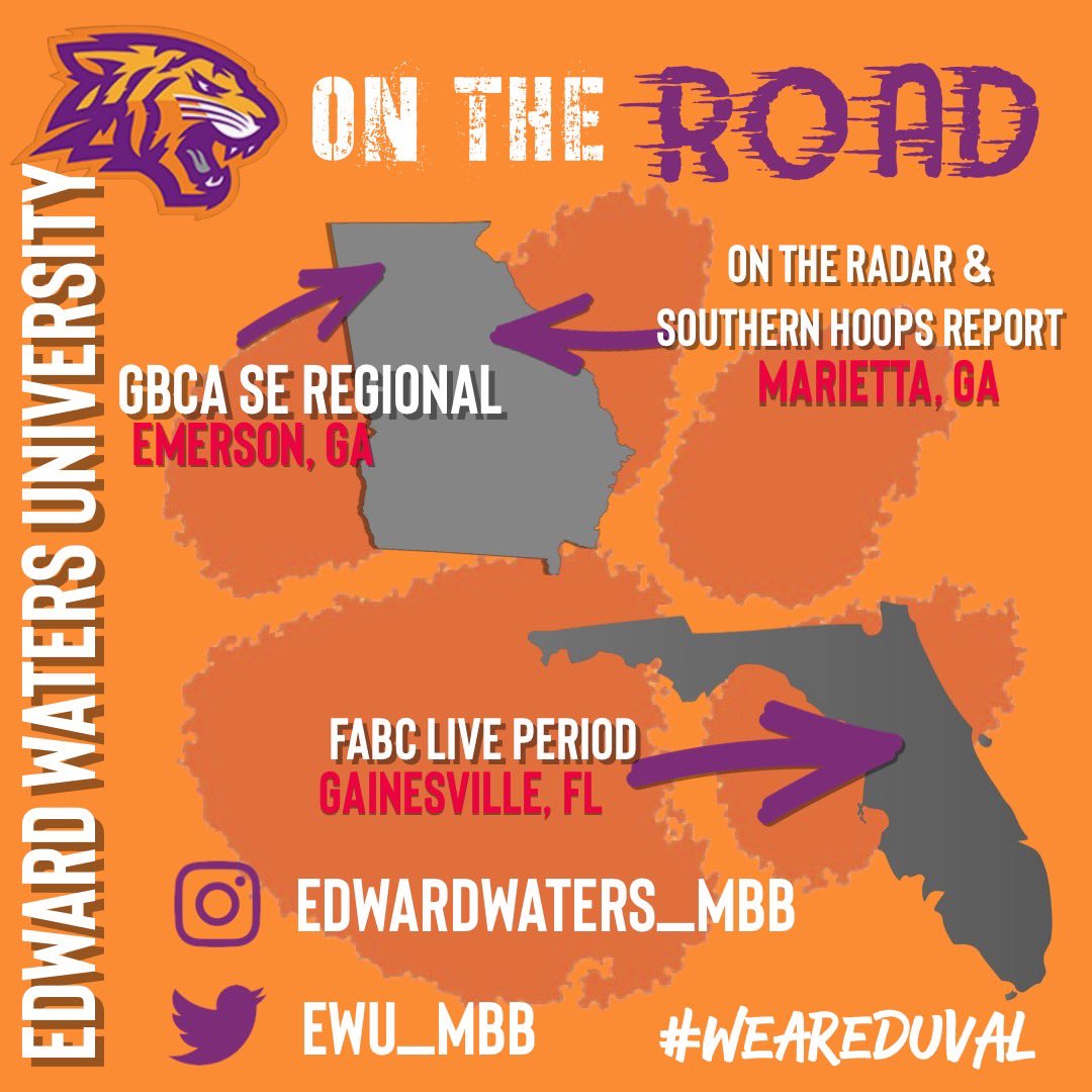 The Edward Waters Staff will be out searching for future Tigers 🐅 this weekend in multiple places & events! 
#TigerVision 
#WeAreDuval